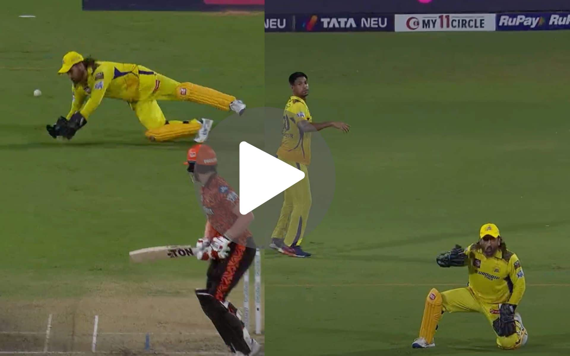 [Watch] MS Dhoni 'Screams In Pain' After His Dropped Catch Off Shardul Saves Samad